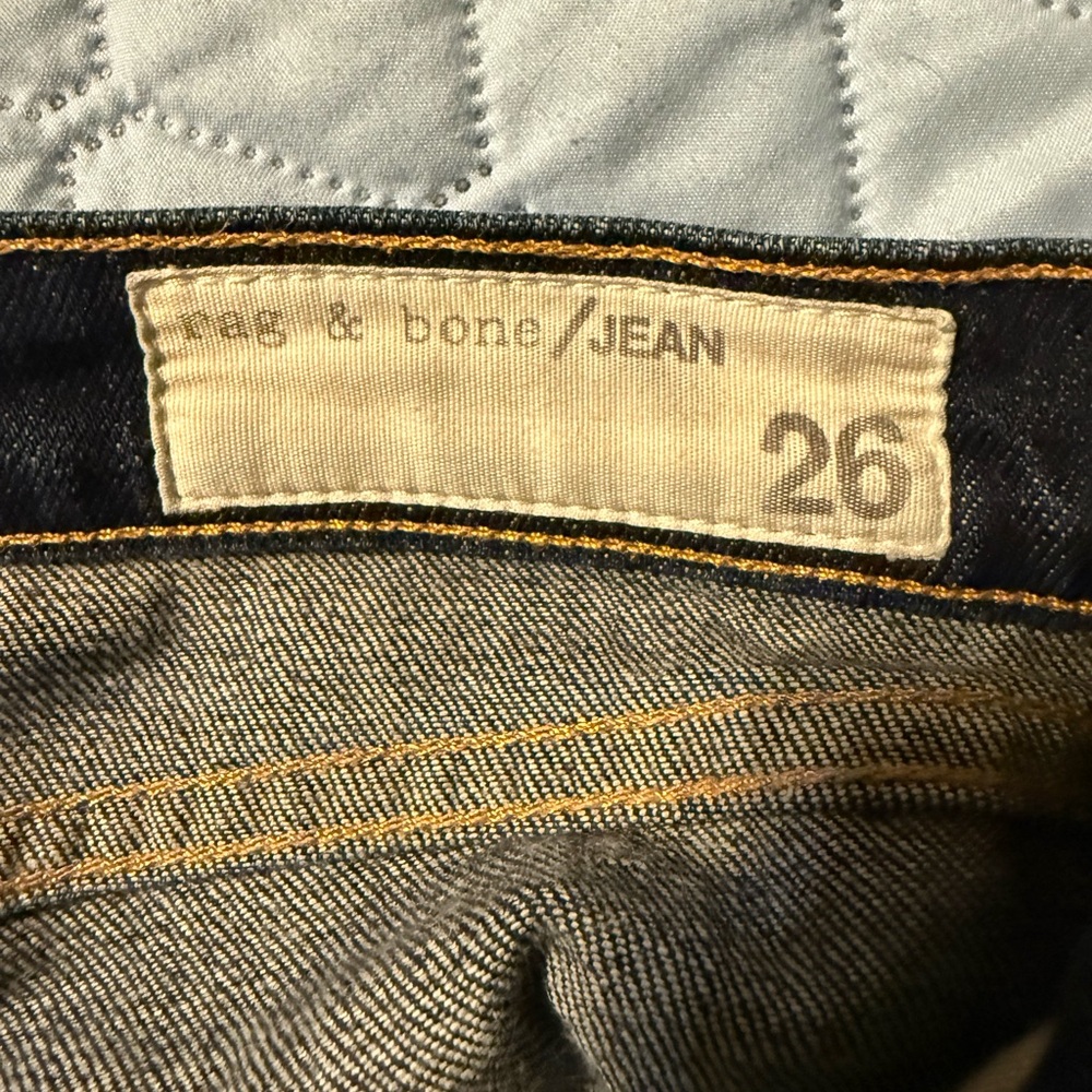 Rag & Bone Women's Dark Blue Ankle Jeans